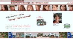 Desktop Screenshot of blockfloetenlehrgang.ch
